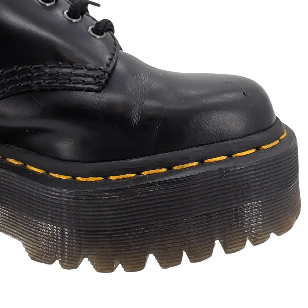 Free People M5/W6 Black Dr. Martens 8053‎ Quad Oxford Platform Loafers